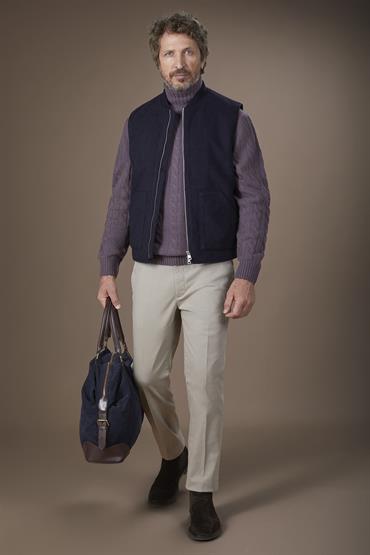 LIGHT PADDED VEST DK BLUE
