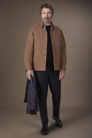 PADDED OVERSHIRT BRICK