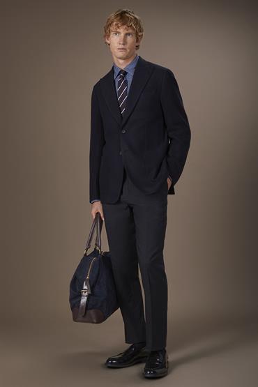 SINGLE BREASTED JACKET BLUE