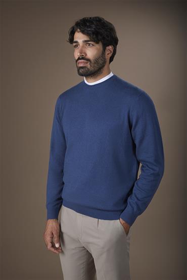 BASIC KNIT ROUNDNECK INDIGO
