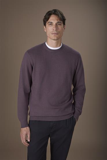 BASIC KNIT ROUNDNECK MAUVE