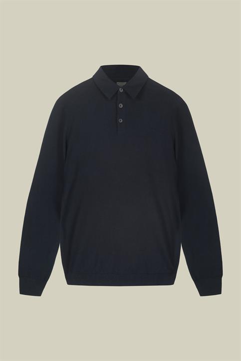 LONG SLEEVES KNITTED POLO
