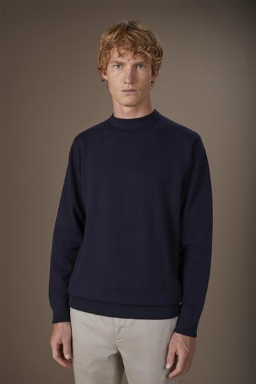 ROUNDNECK FLEECE BLUE NAVY