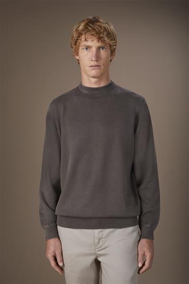 ROUNDNECK FLEECE BROWN