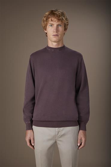 ROUNDNECK FLEECE MAUVE
