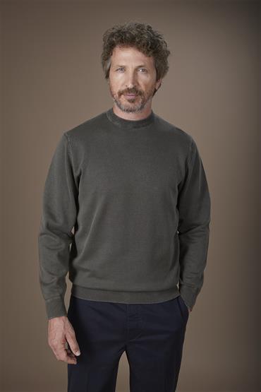 ROUNDNECK FLEECE OLIVE GREEN