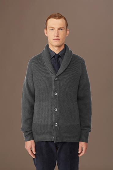 CARDIGAN LT GREY