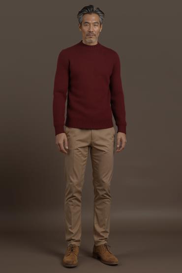 ROUNDNECK SWEATER BORDEAUX