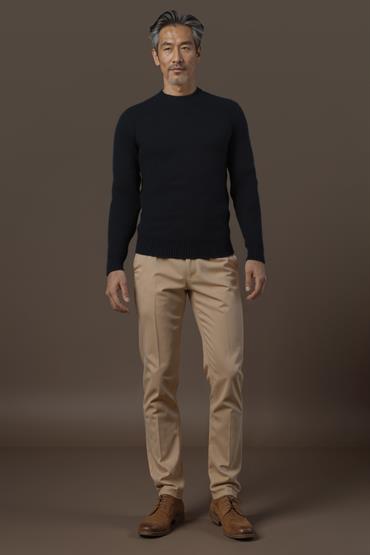 ROUNDNECK SWEATER DK BLUE