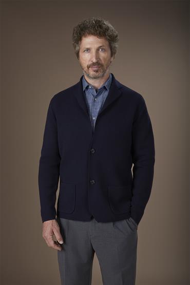 CARDIGAN DK BLUE