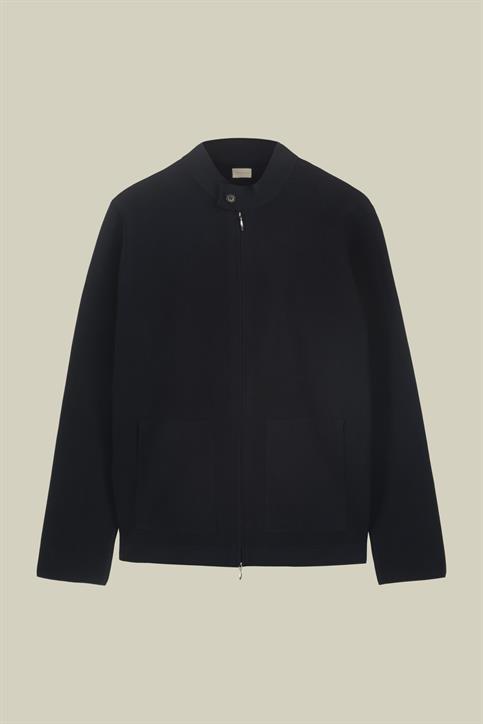 BIKER COLLAR CARDIGAN