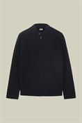 BIKER COLLAR CARDIGAN