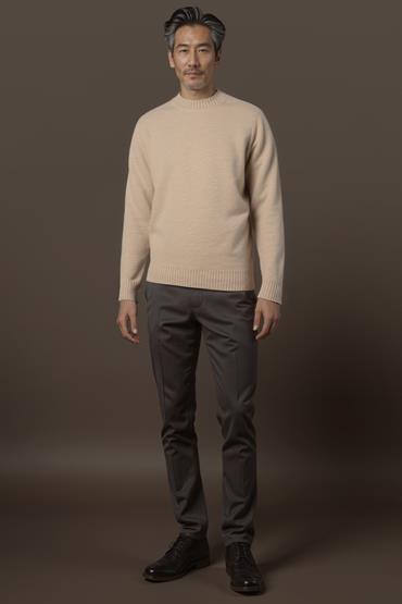 ROUNDNECK SWEATER BEIGE