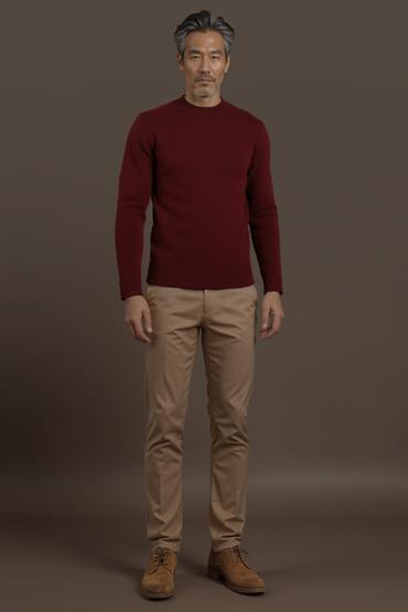 ROUNDNECK SWEATER BORDEAUX