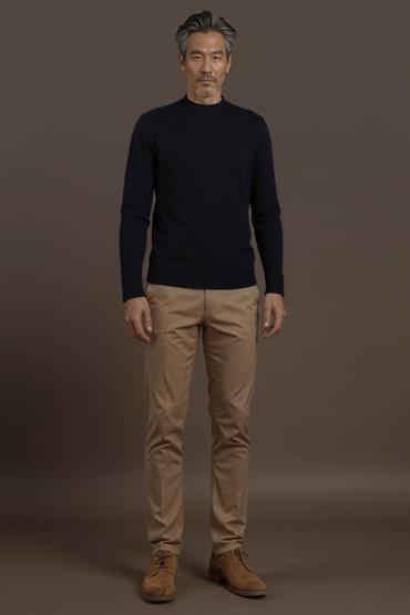 ROUNDNECK SWEATER DK BLUE