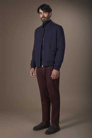 DOUBLE PLEATS WITH SIDE WAIST BUCKLE