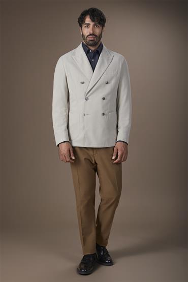 TROUSERS WITH SINGLE PLEATS NUT
