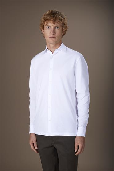 LONG SLEEVES POLO SHIRT WHITE