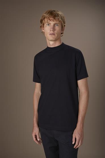 HIGH NECK T-SHIRT BLACK