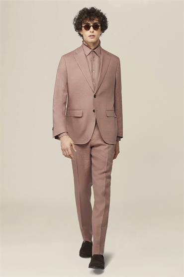 SINGLE BREASTED SUIT ANTIQUE ROSE