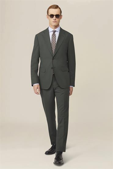 SINGLE BREASTED SUIT FOREST GREEN