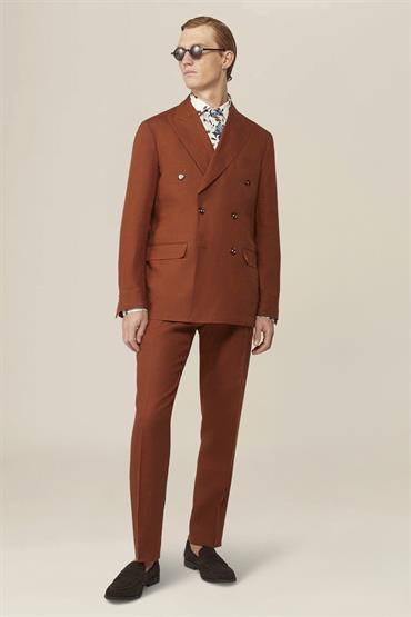 DOUBLE BREASTED SUIT RUST
