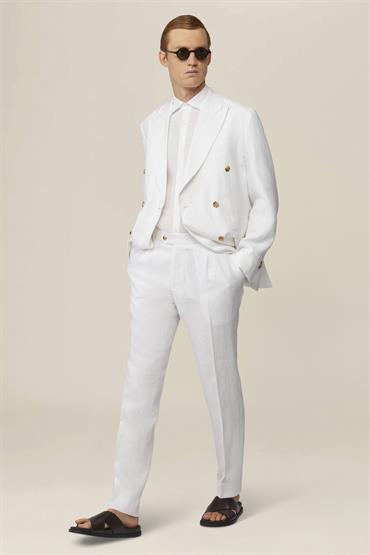 DOUBLE BREASTED SUIT WHITE