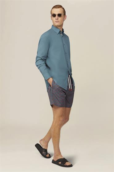 SWIM TRUNK DK BLUE