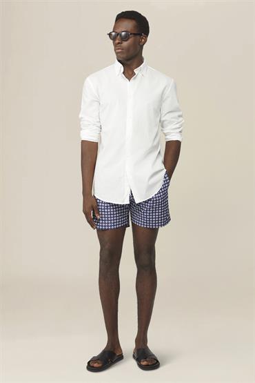 SWIM TRUNK DK BLUE