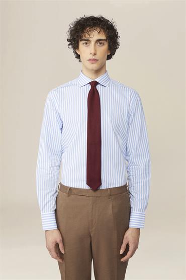CLASSIC COLLAR SHIRTS WHITE/SKY