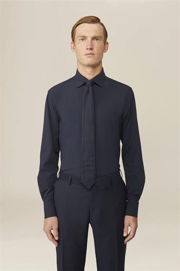 CLASSIC COLLAR SHIRTS DK BLUE