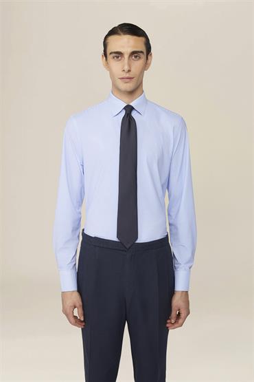 CLASSIC COLLAR SHIRTS WHITE/SKY