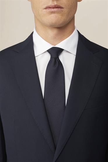 SOLID COLOUR TIE 148X6,5X4,5CM DK BLUE
