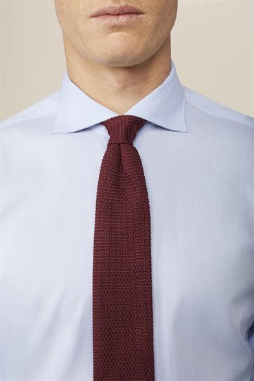 KNITTED TIE 148X6,5X4,5CM BORDEAUX