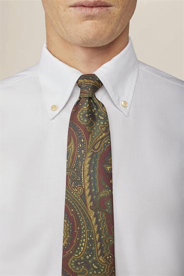 TIE 148X8X4CM BORDEAUX