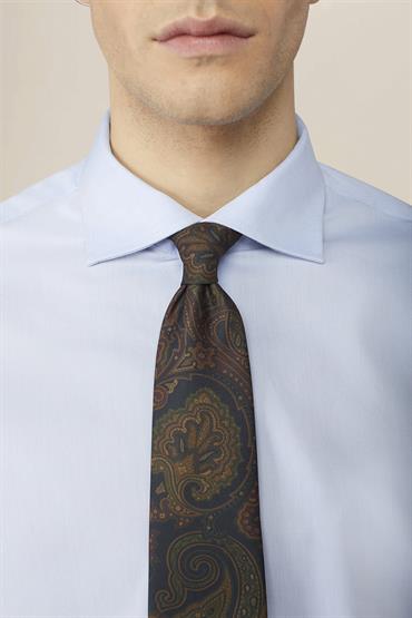 TIE 148X8X4CM DK BLUE