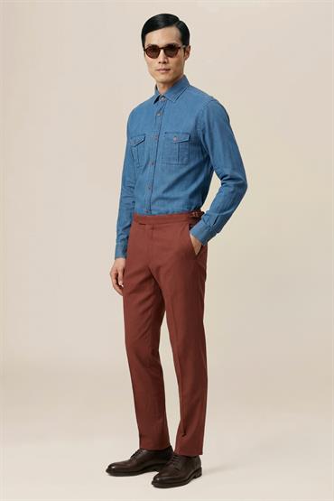 CLASSIC COLLAR CHEST POCKETS SHIRTS