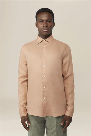 FRENCH COLLAR SHIRT LT PEACH