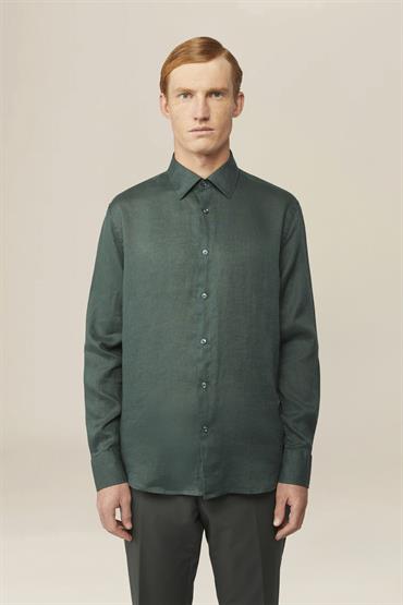 CLASSIC COLLAR SHIRT FOREST GREEN