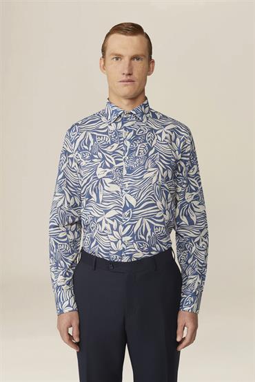 FRENCH COLLAR BLUE/BEIGE