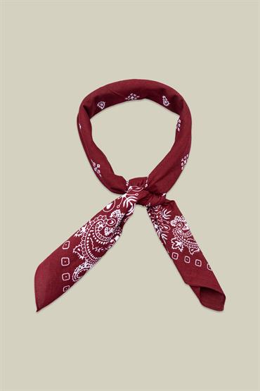 FOULARD 70X70CM BORDEAUX