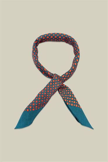 FOULARD 70X70CM TORQUOISE