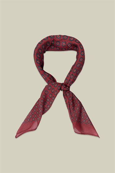 FOULARD 70X70CM BORDEAUX