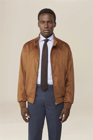 UNLINED HERRINGTON JACKET CAMEL
