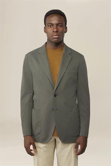 SINGLE BREASTED JACKET GREEN