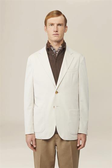SINGLE BREASTED JACKET SAND