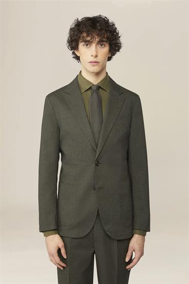 SINGLE BREASTED JACKET GREEN