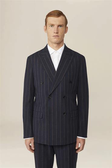 DOUBLE BREASTED JACKET BLUE