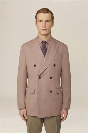 DOUBLE BREASTED JACKET MAUVE