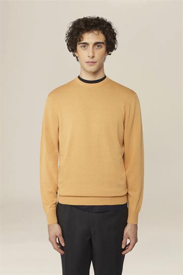 BASIC KNIT ROUNDNECK PEACH